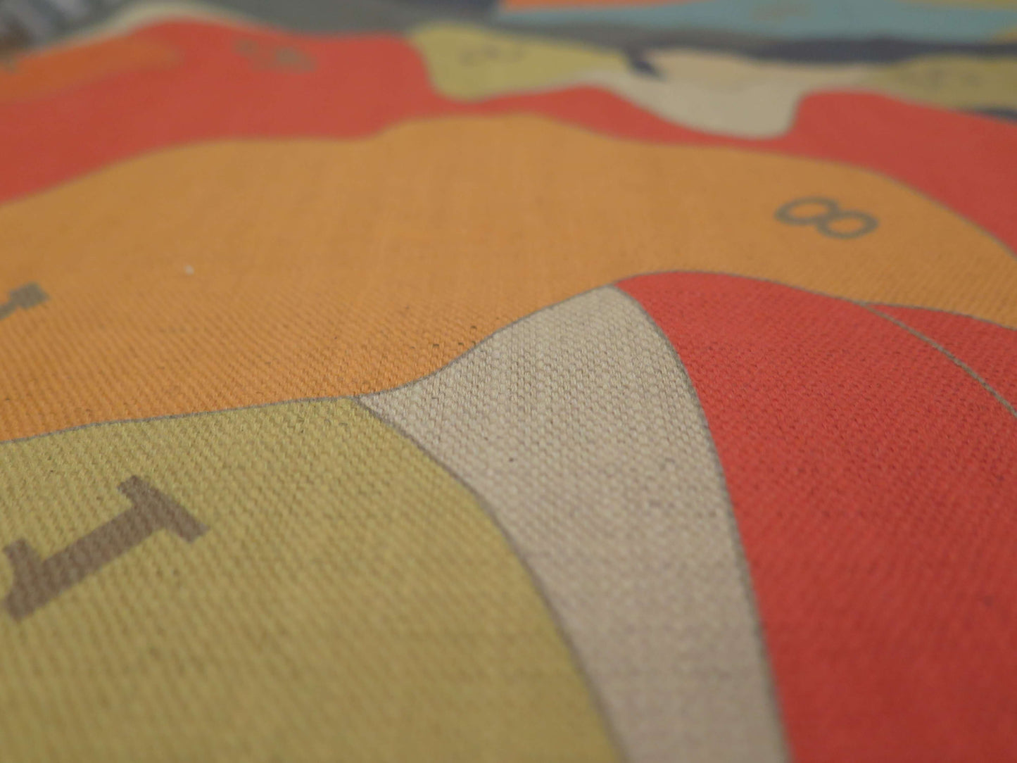 The Gold Code 7 | Atlas Collection | Linen wall hanging