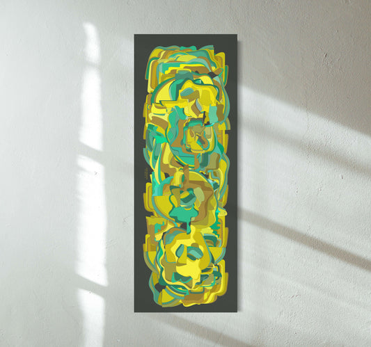 Atmos 3 | Atlas Collection | Linen wall hanging