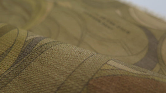 Gold Sea of Neptune 3 | Atlas Collection | Linen Wall Hanging | Throw