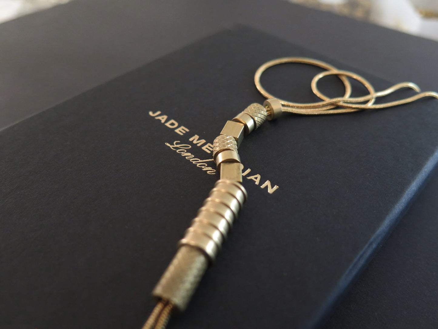 Origins Gold #2 | Adjustable length snake chain necklace