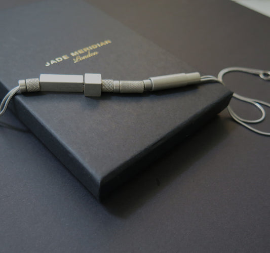 Silver Origins 2 | Adjustable length snake chain necklace | Stainless steel and silver plate