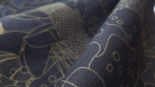 Under the Snow Moon 5 | Atlas Collection | Linen Wall Hanging | Throw