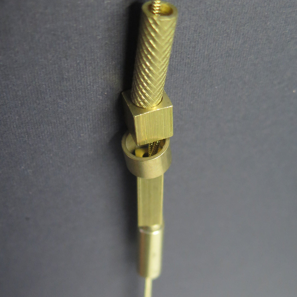 Origins Gold #5 Raw Brass & Gold Plate | Adjustable length necklace with solid bar ends