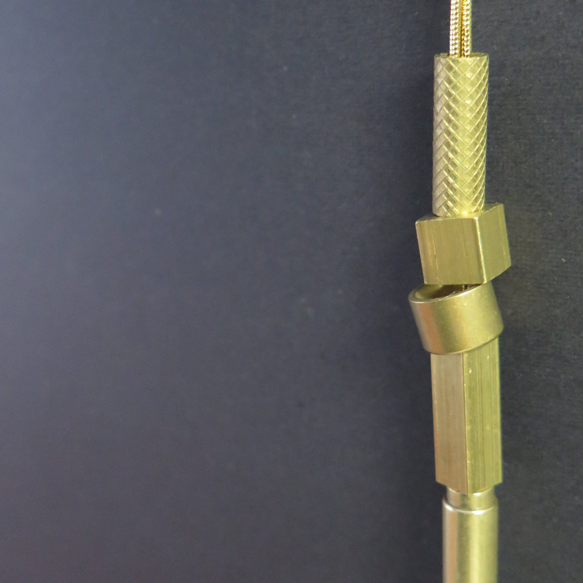 Origins Gold #5 Raw Brass & Gold Plate | Adjustable length necklace with solid bar ends