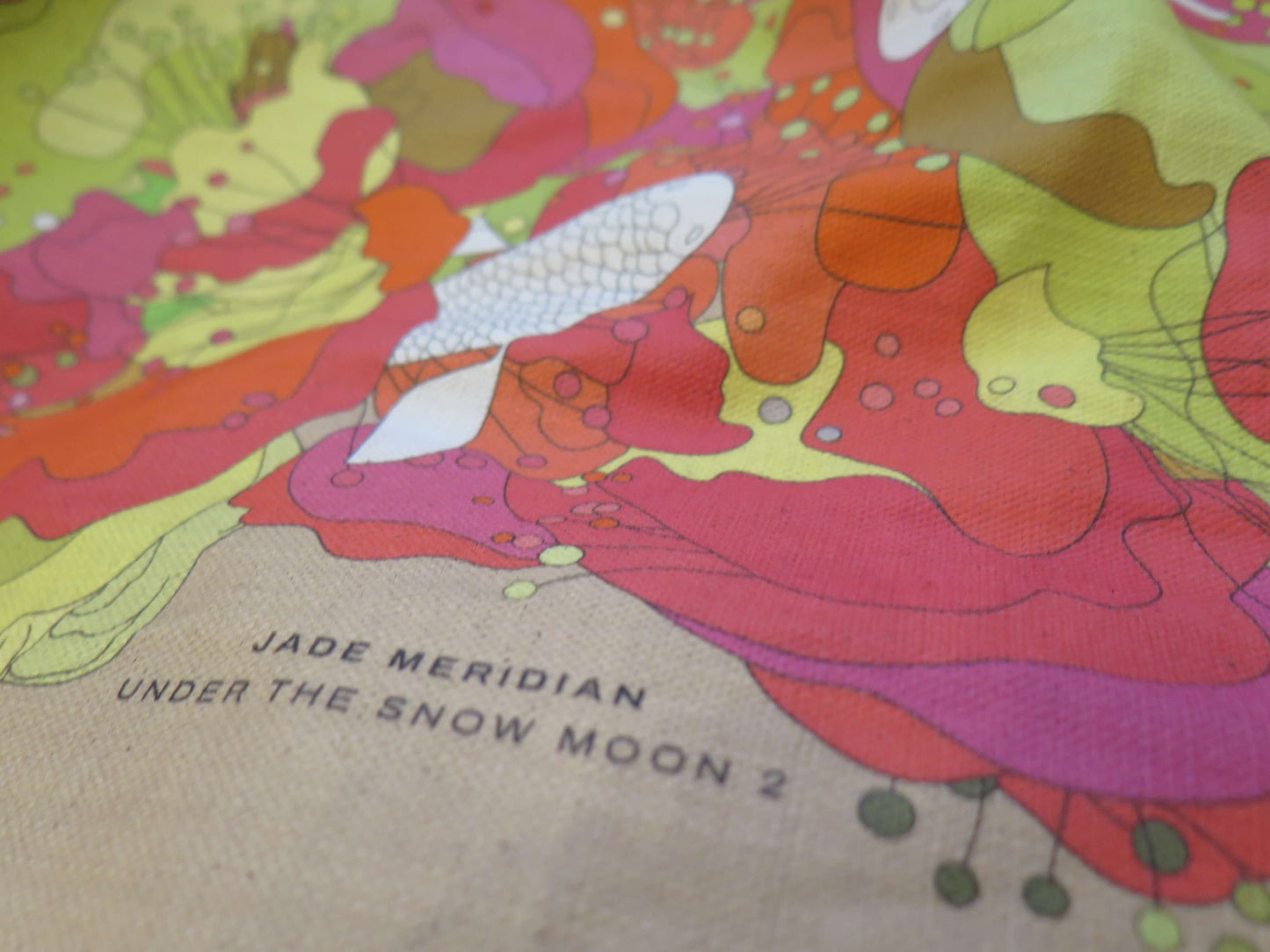 Under the Snow Moon 2 | Atlas Collection | Linen wall hanging