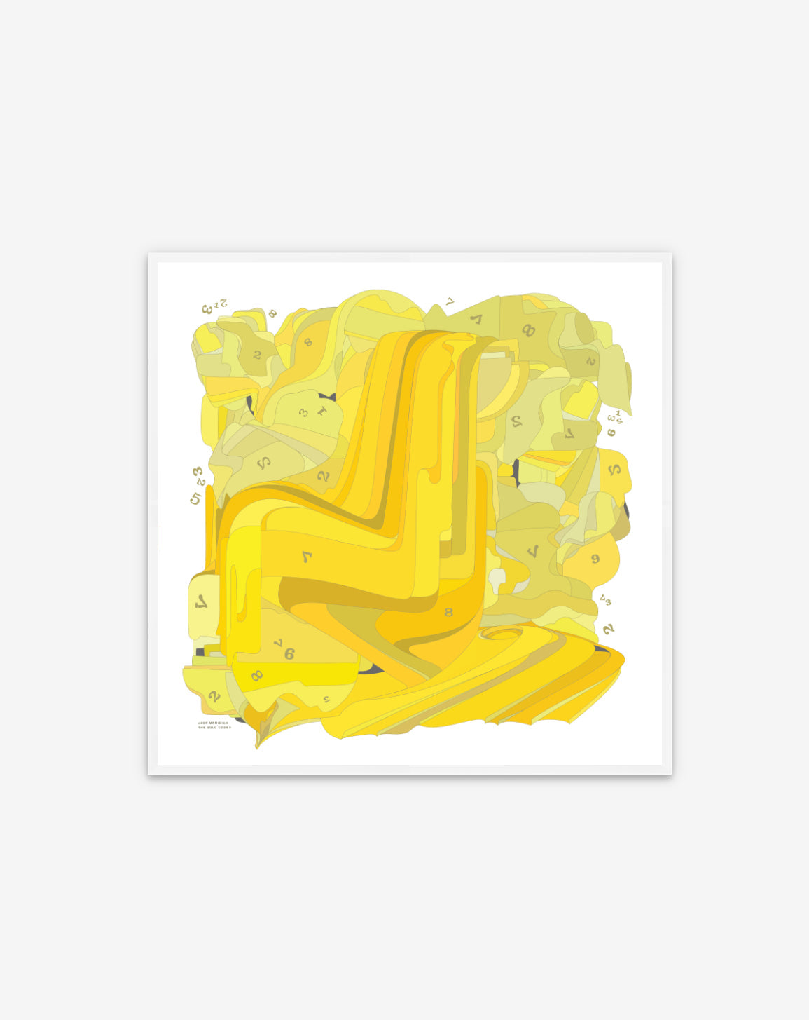 The Gold Code 9 | Fine Art Print | Hand embellished