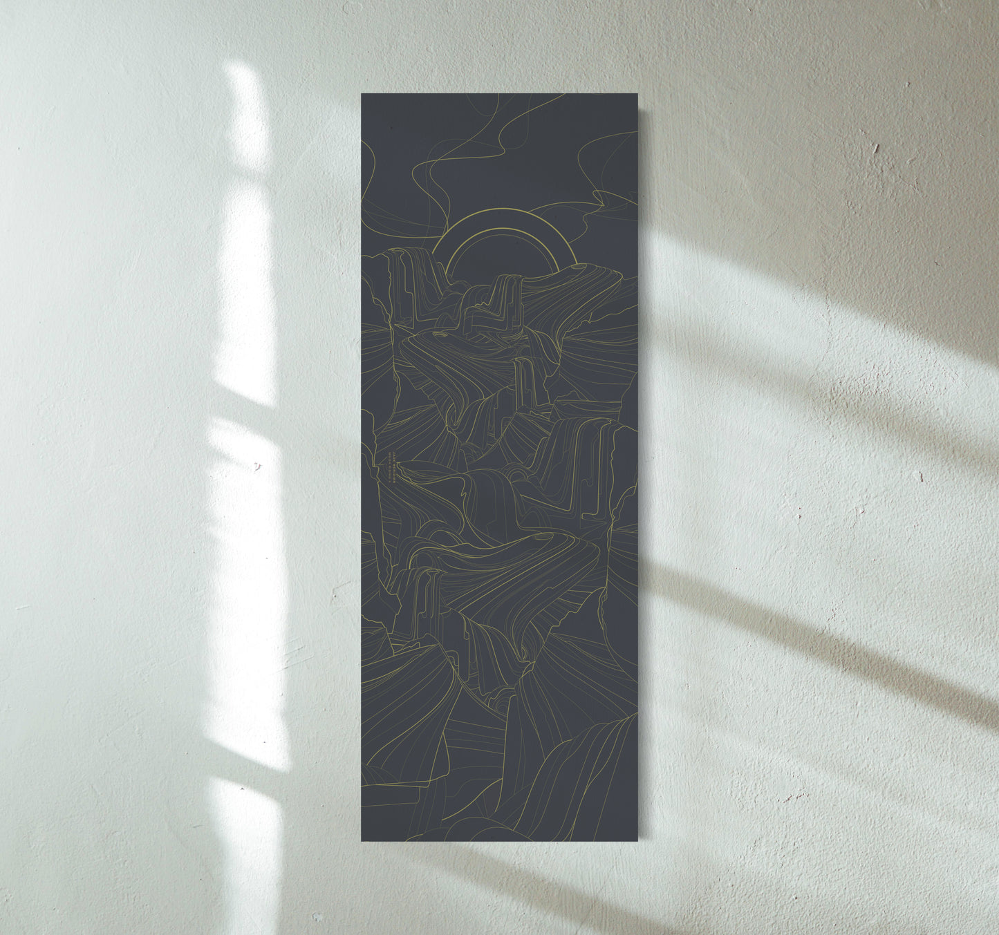 Moon Rising 4 | Atlas Collection | Linen wall hanging