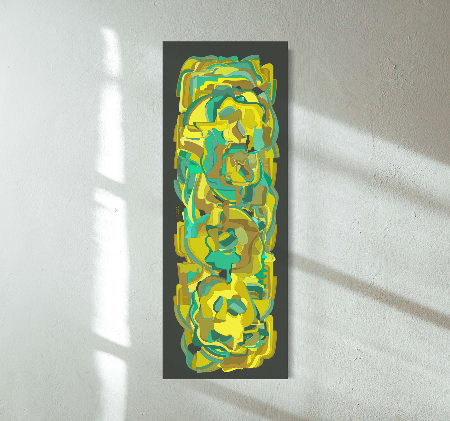 Atmos 3 | Atlas Collection | Linen wall hanging