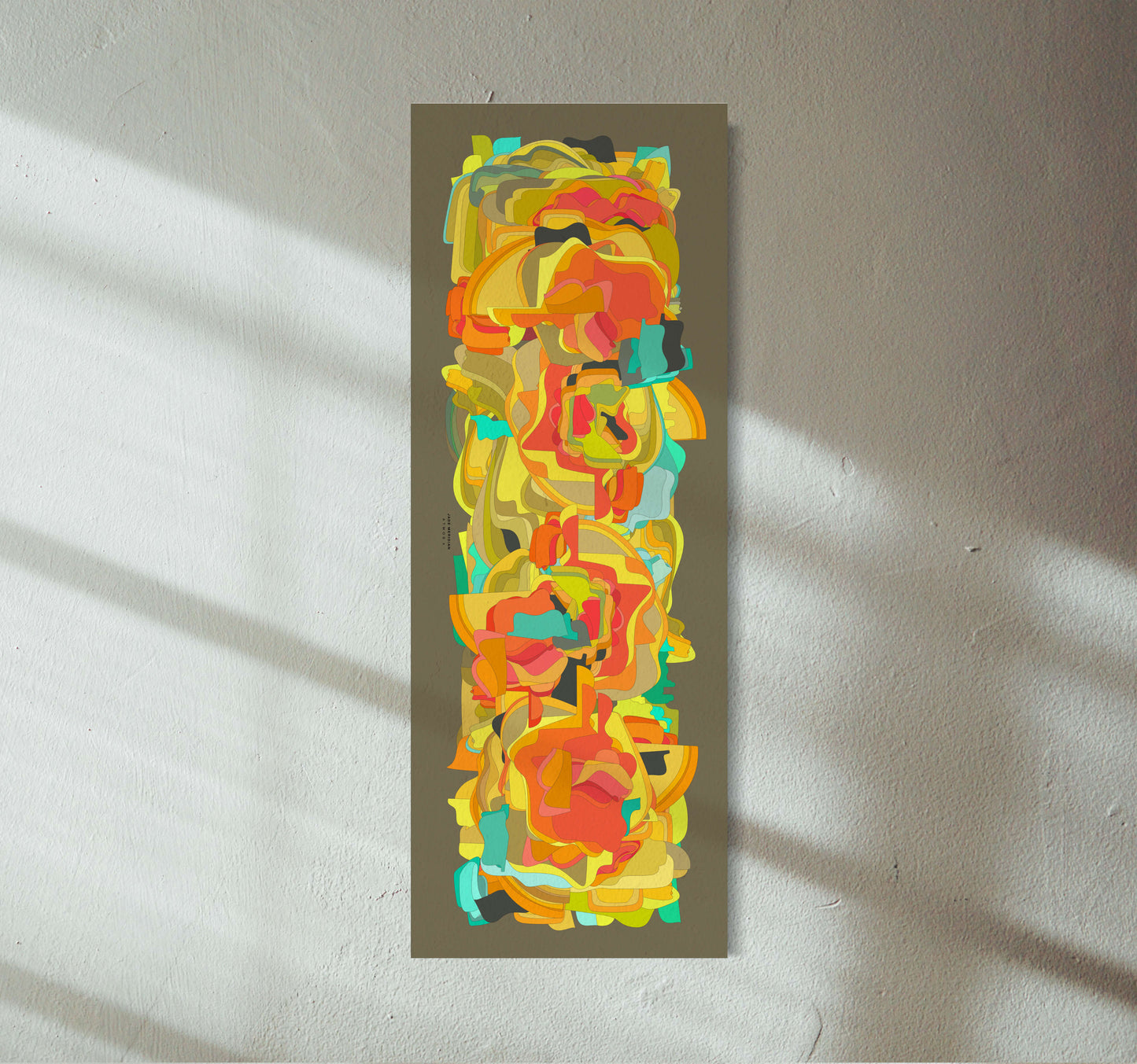 Atmos 4 | Atlas Collection | Linen Wall Hanging