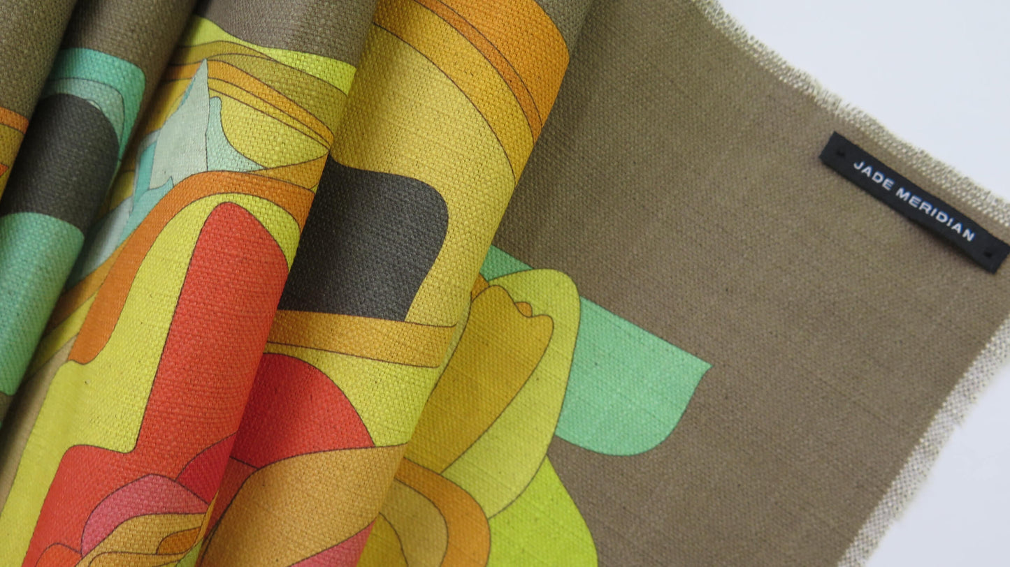 Atmos 4 | Atlas Collection | Linen Wall Hanging | Throw