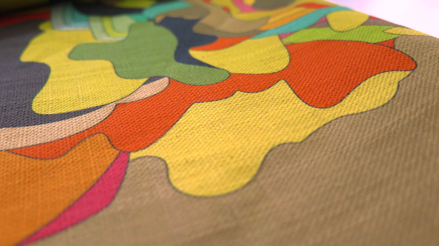 Atmos 5 | Atlas Collection |Linen Wall Hanging | Throw