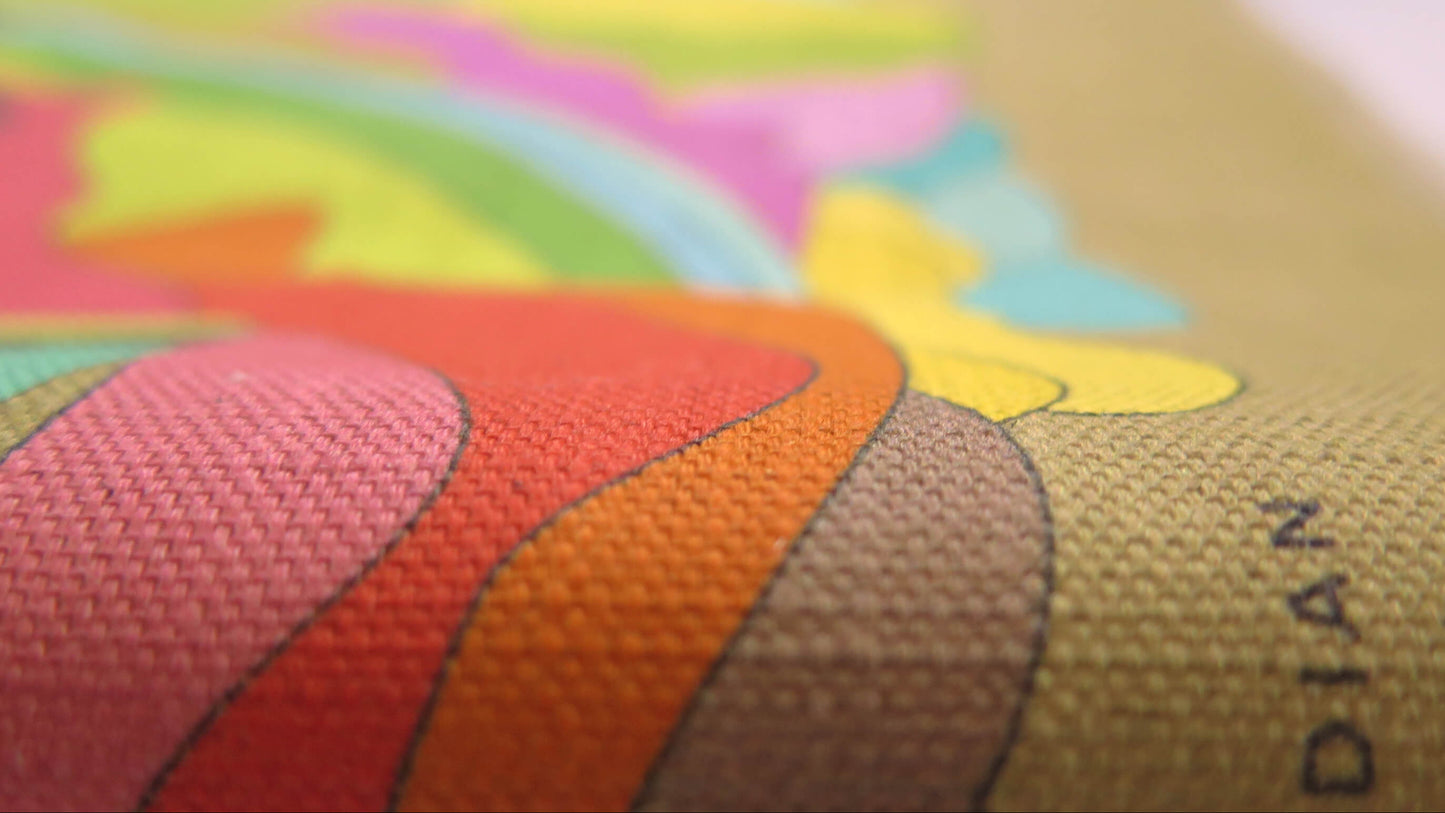 Atmos 5 | Atlas Collection |Linen Wall Hanging | Throw