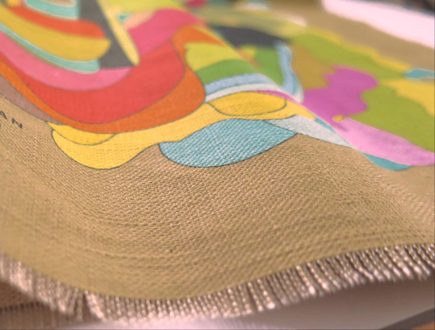 Atmos 5 | Atlas Collection |Linen Wall Hanging | Throw