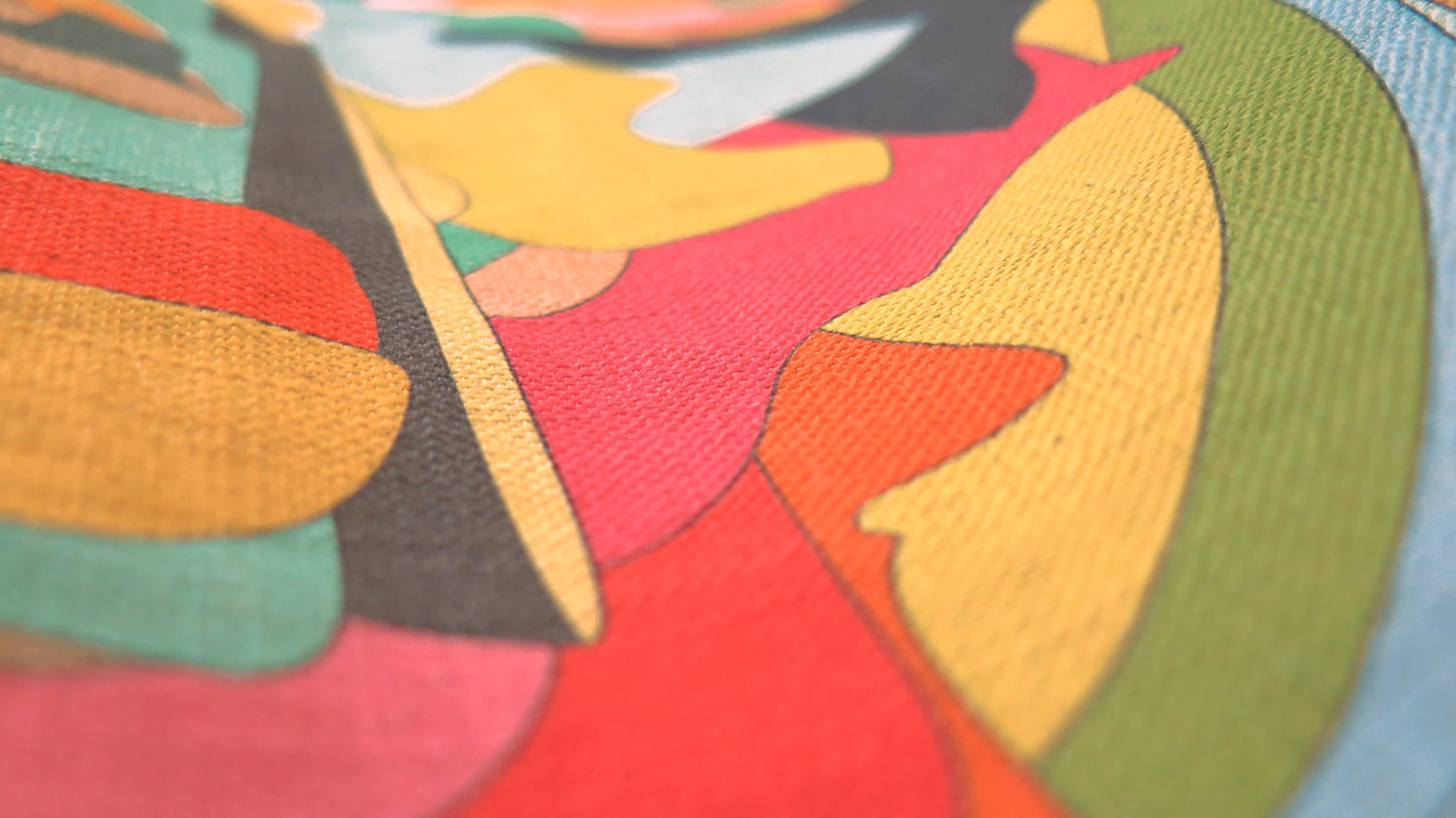 Atmos 5 | Atlas Collection |Linen Wall Hanging | Throw