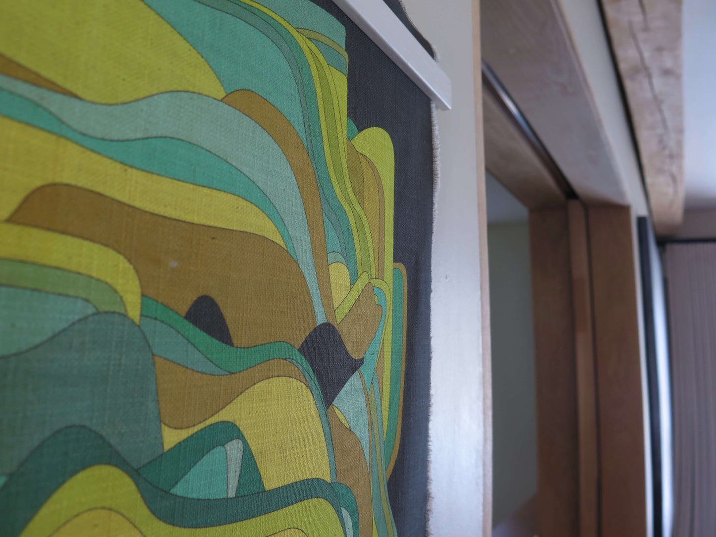 Atmos 3 | Atlas Collection | Linen wall hanging