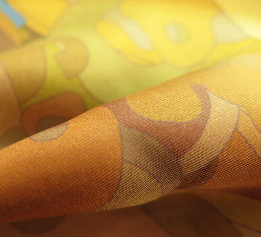 Encryption | Aquarius Collection. Hand Rolled Silk Scarf