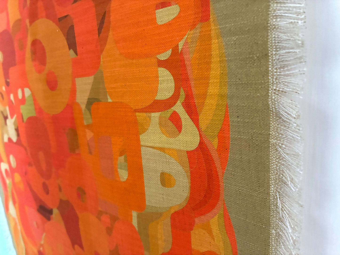 Atlas Collection | Linen wall hanging | Encryption