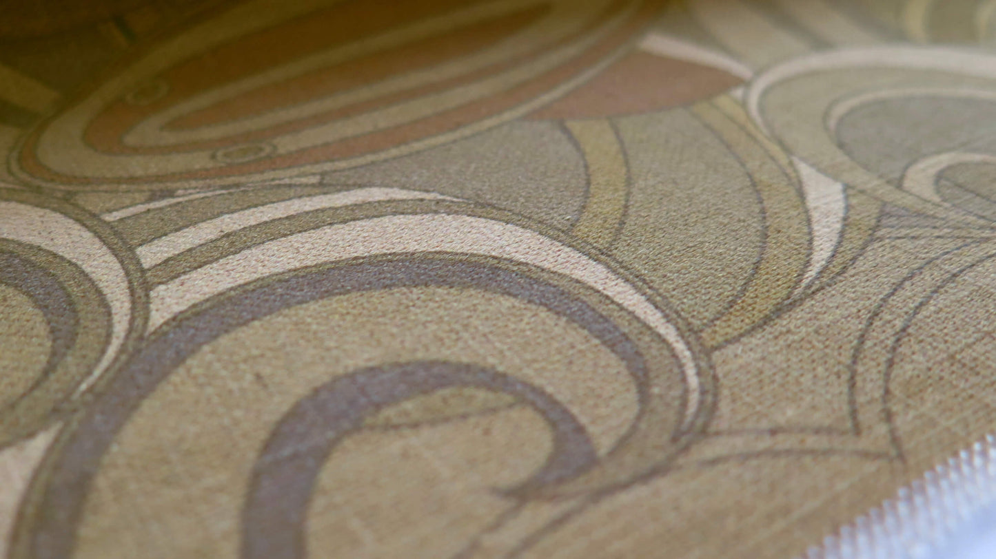 Gold Sea of Neptune 3 | Atlas Collection | Linen Wall Hanging | Throw