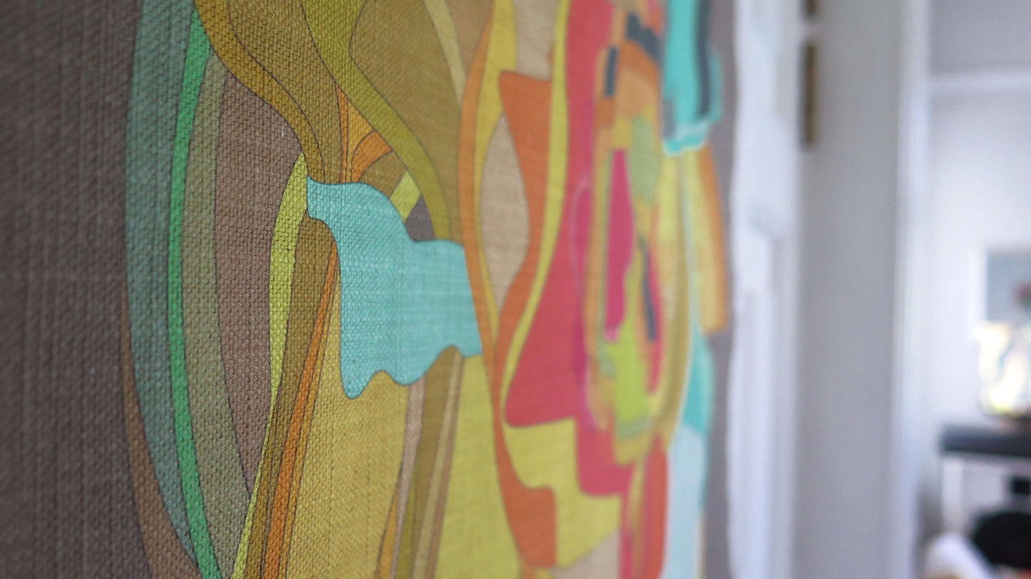 Atmos 4 | Atlas Collection | Linen Wall Hanging