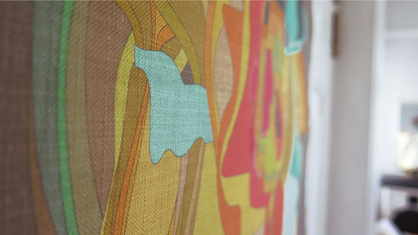Atmos 4 | Atlas Collection | Linen Wall Hanging