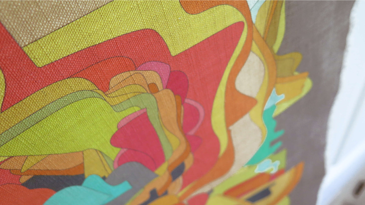 Atmos 4 | Atlas Collection | Linen Wall Hanging