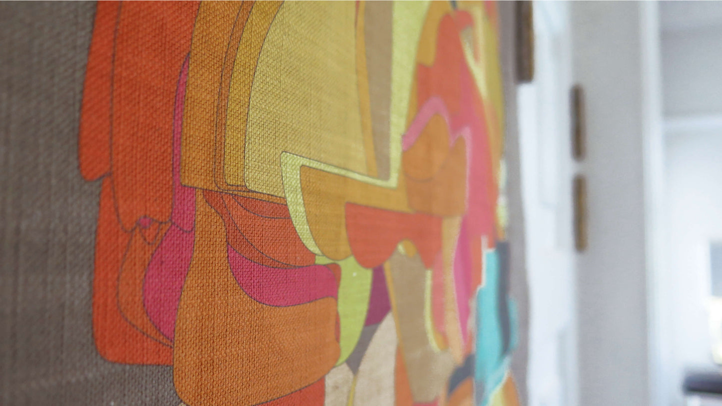 Atmos 4 | Atlas Collection | Linen Wall Hanging