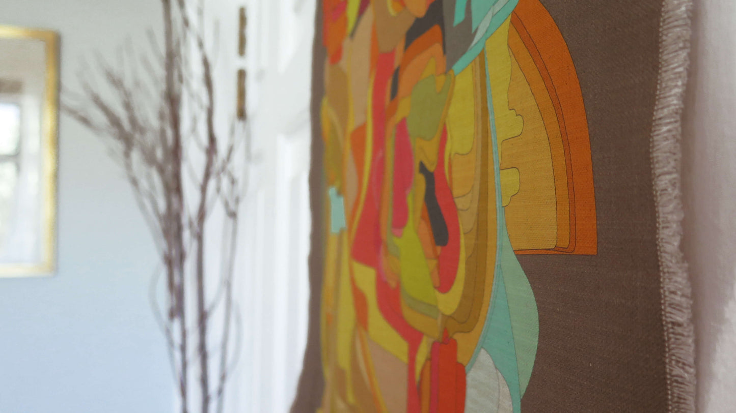 Atmos 4 | Atlas Collection | Linen Wall Hanging