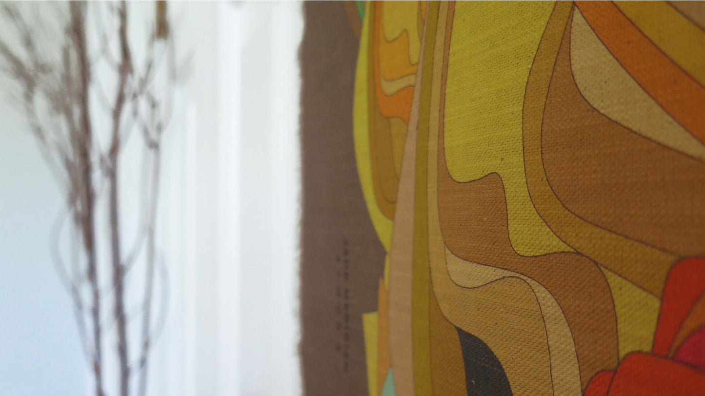 Atmos 4 | Atlas Collection | Linen Wall Hanging