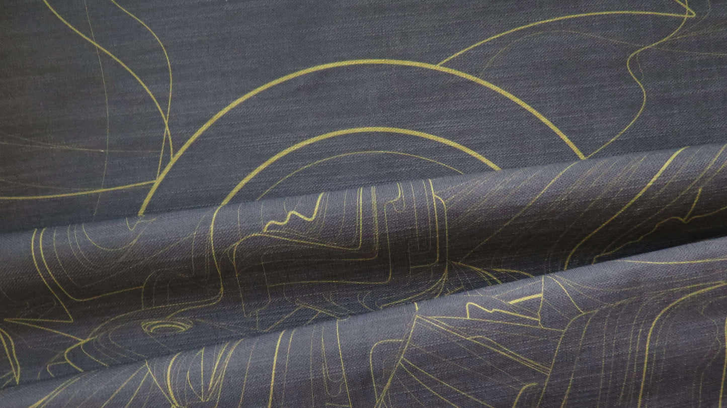 Moon Rising 4 | Atlas Collection | Linen wall hanging