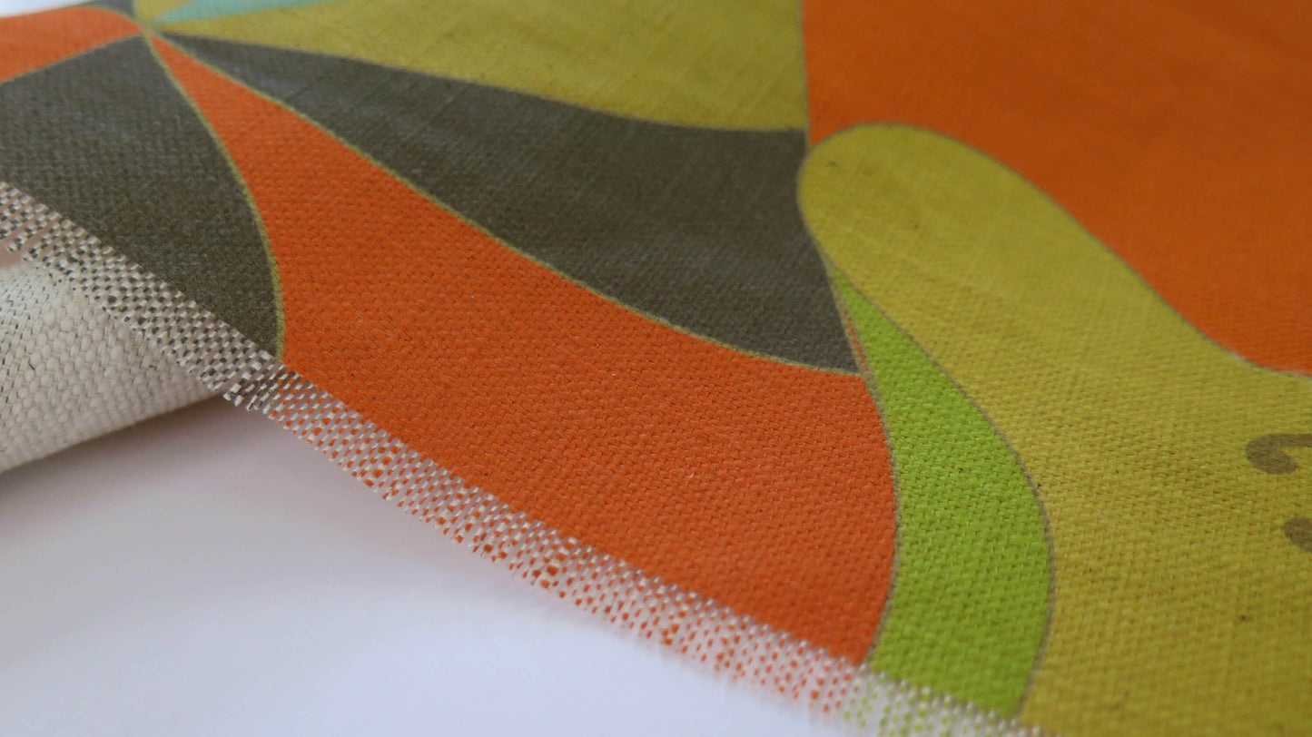 The Gold Code 7 | Atlas Collection | Linen Wall Hanging | Throw