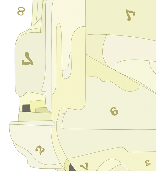 The Gold Code 10 | Fine Art Print | Hand embellished