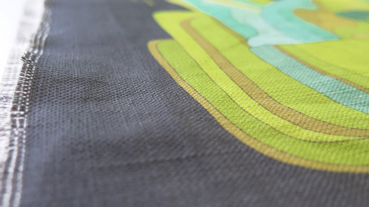 Atmos 3 | Atlas Collection | Linen Wall Hanging | Throw