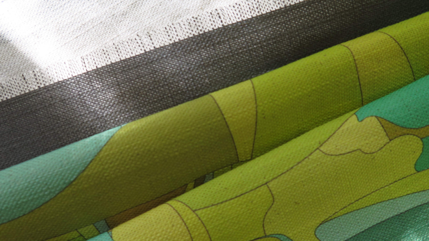 Atmos 3 | Atlas Collection | Linen Wall Hanging | Throw