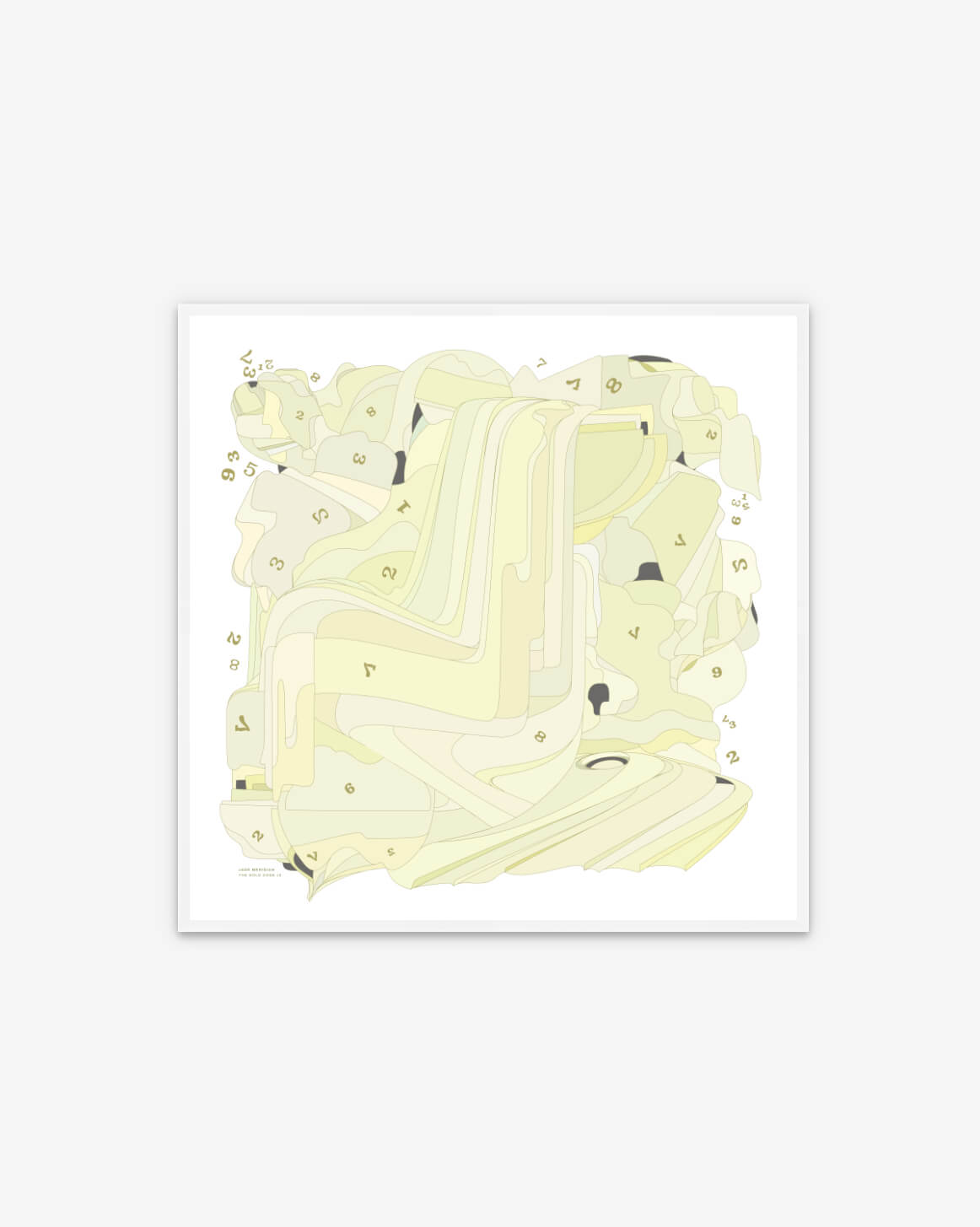 The Gold Code 10 | Fine Art Print | Hand embellished