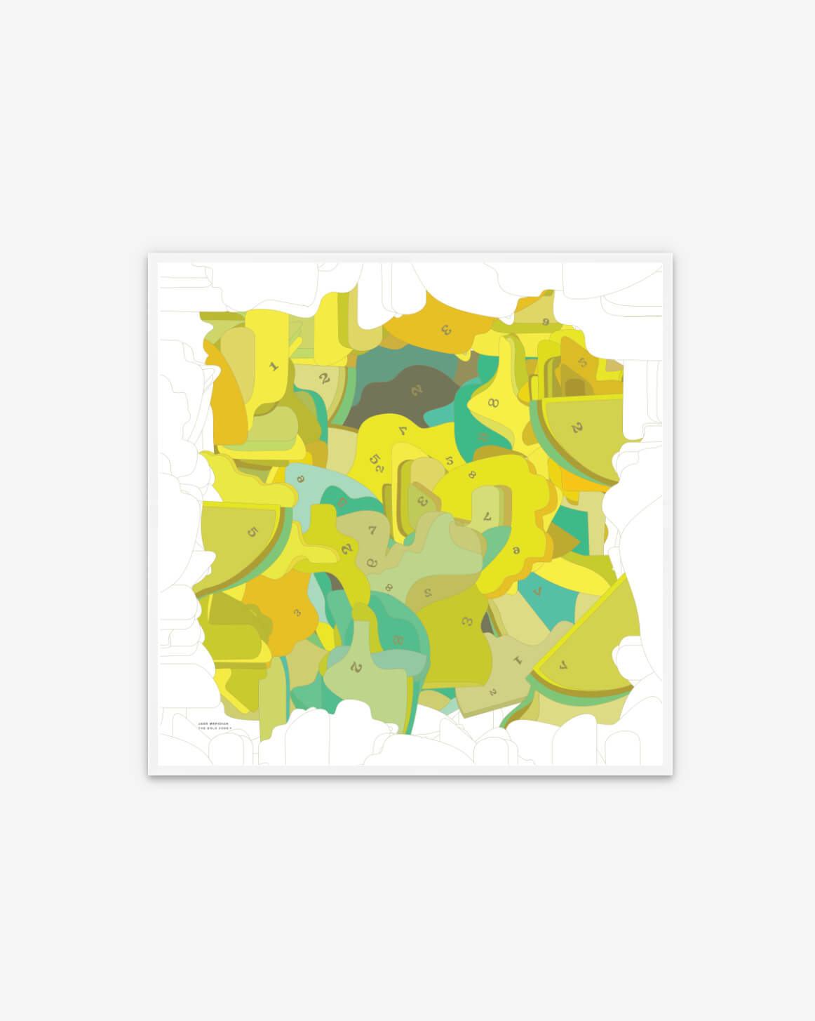 The Gold Code 4 | Fine Art Print | Hand embellished