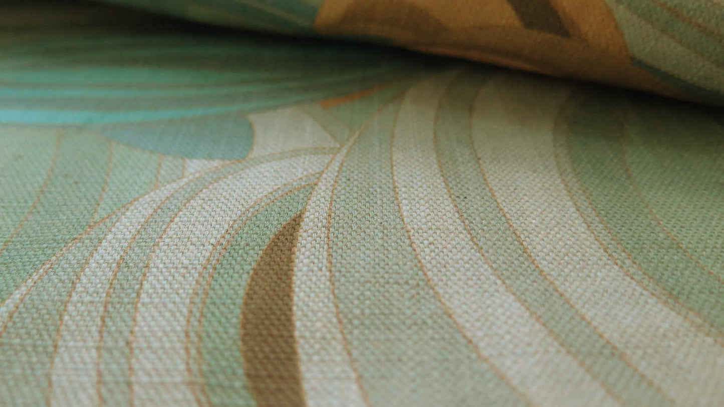 Gold Sea of Neptune | Atlas Collection | Linen Wall Hanging | Throw