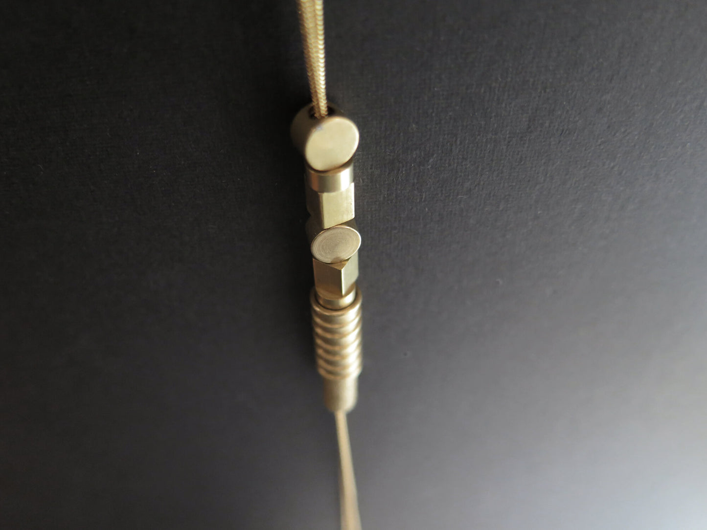 Origins Gold #1 | Adjustable length snake chain necklace