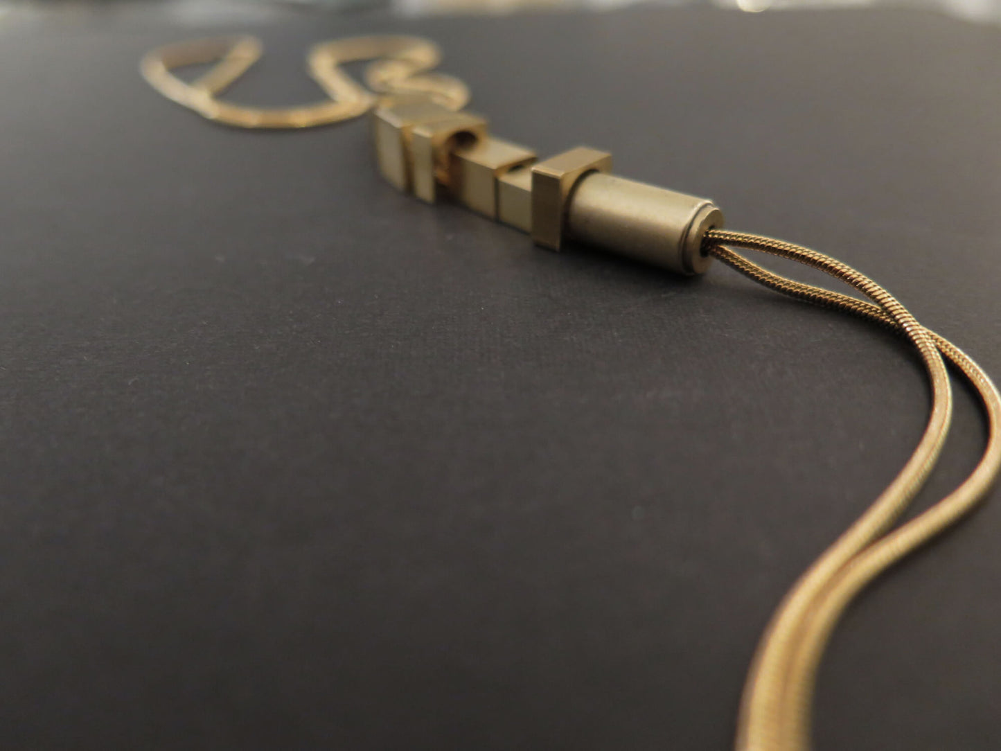 Origins Gold #3 | Adjustable length snake chain necklace