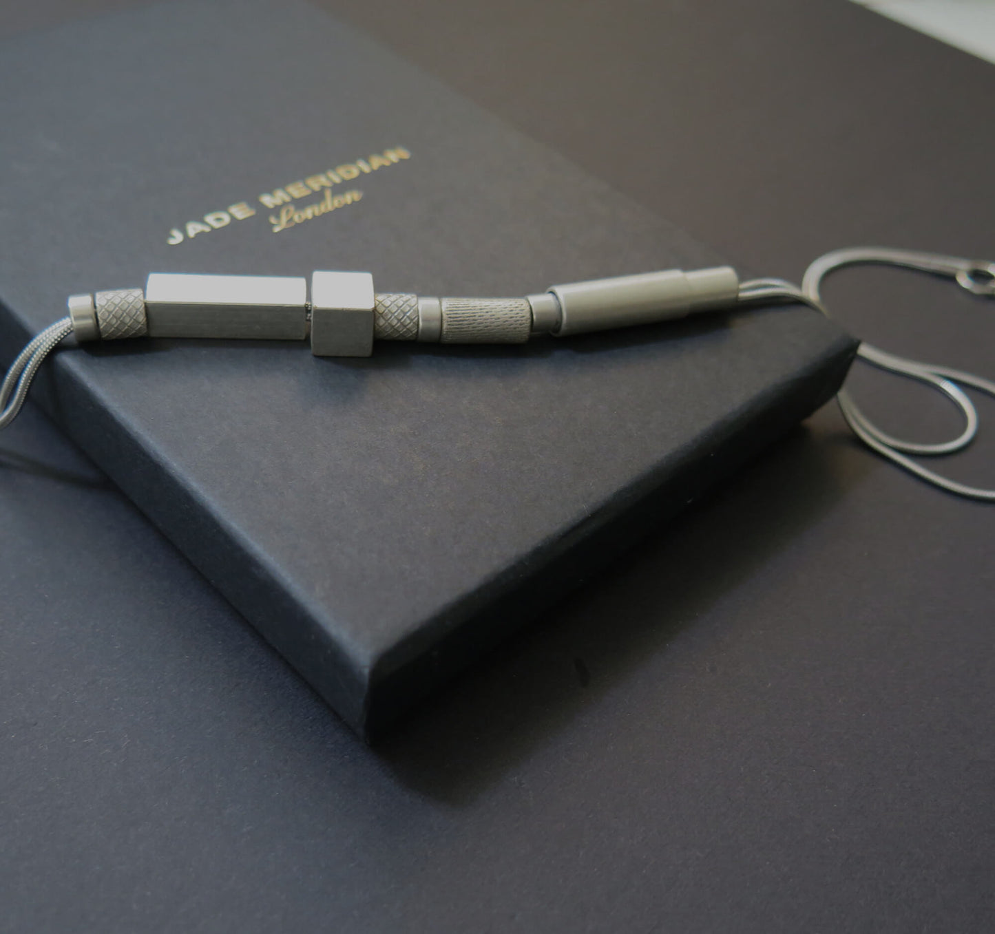 Silver Origins 2 | Adjustable length snake chain necklace | Stainless steel and silver plate