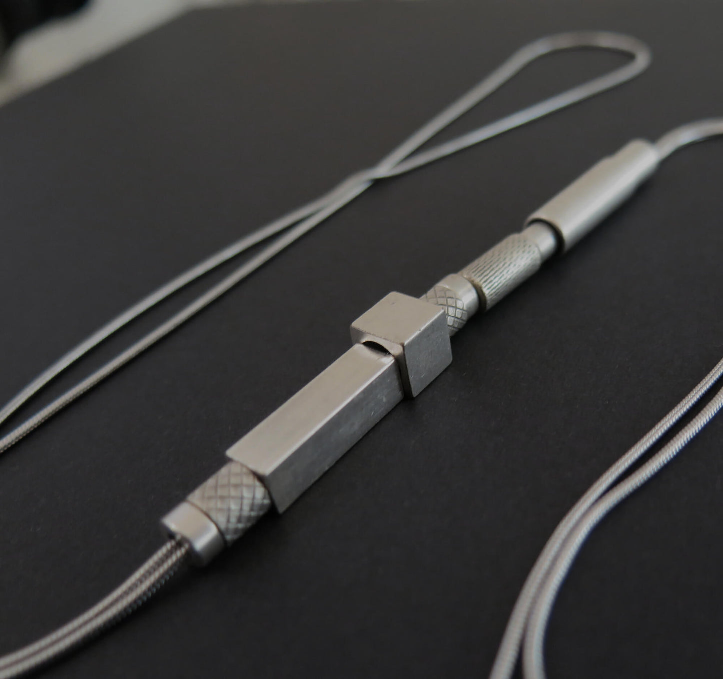 Silver Origins 2 | Adjustable length snake chain necklace | Stainless steel and silver plate