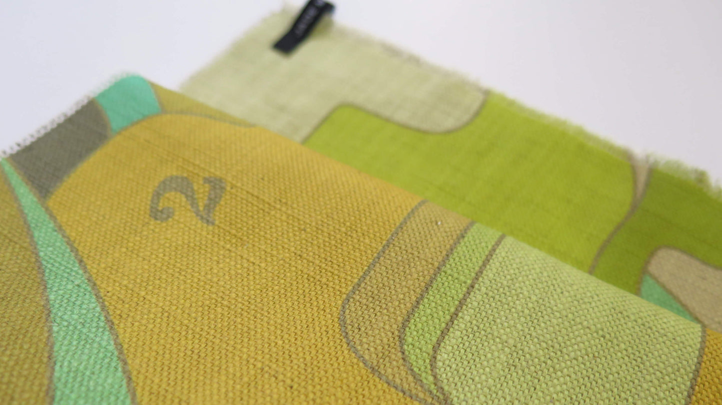 The Gold Code 3 | Atlas Collection | Linen Wall Hanging | Throw