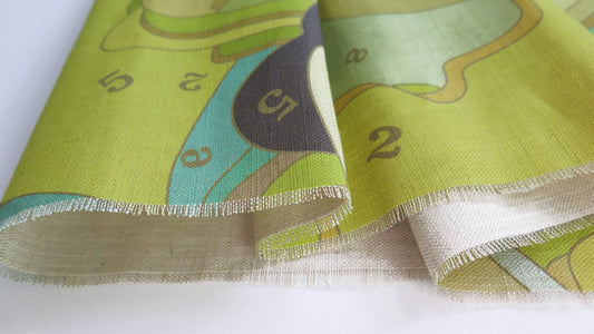 The Gold Code 3 | Atlas Collection | Linen Wall Hanging | Throw