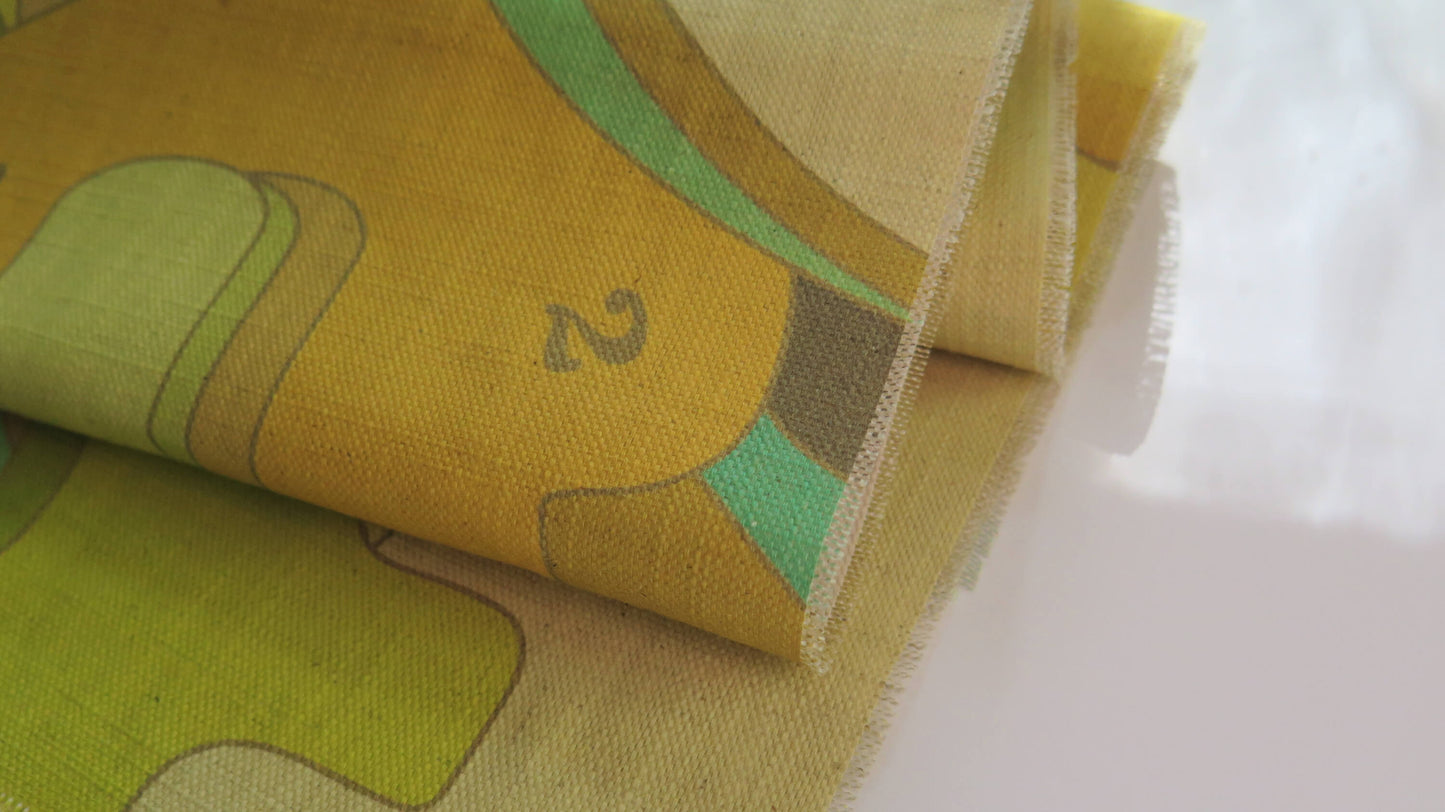 The Gold Code 3 | Atlas Collection | Linen Wall Hanging | Throw