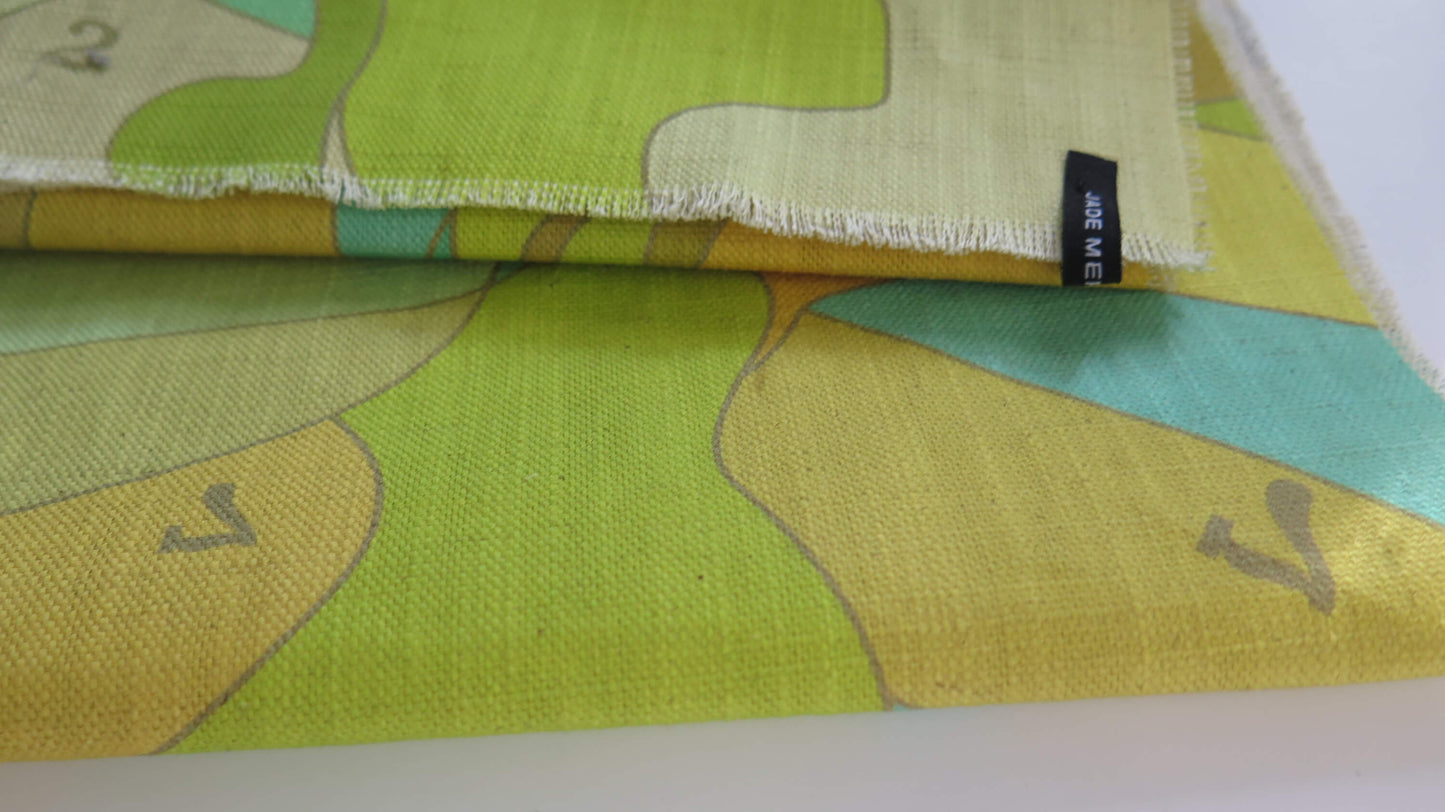 The Gold Code 3 | Atlas Collection | Linen Wall Hanging | Throw