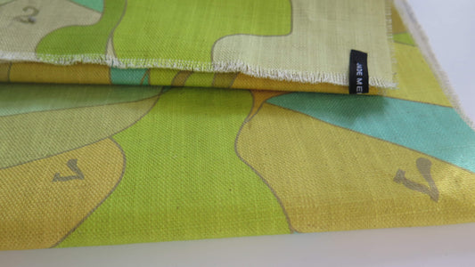 The Gold Code 3 | Atlas Collection | Linen Wall Hanging | Throw