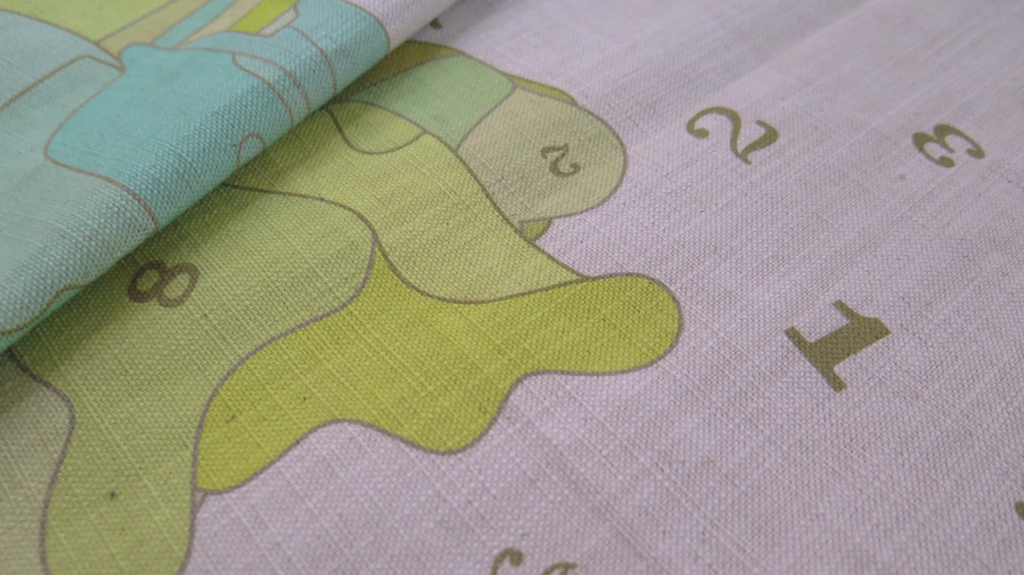 The Gold Code 5 | Atlas Collection | Large Linen Wall Hanging