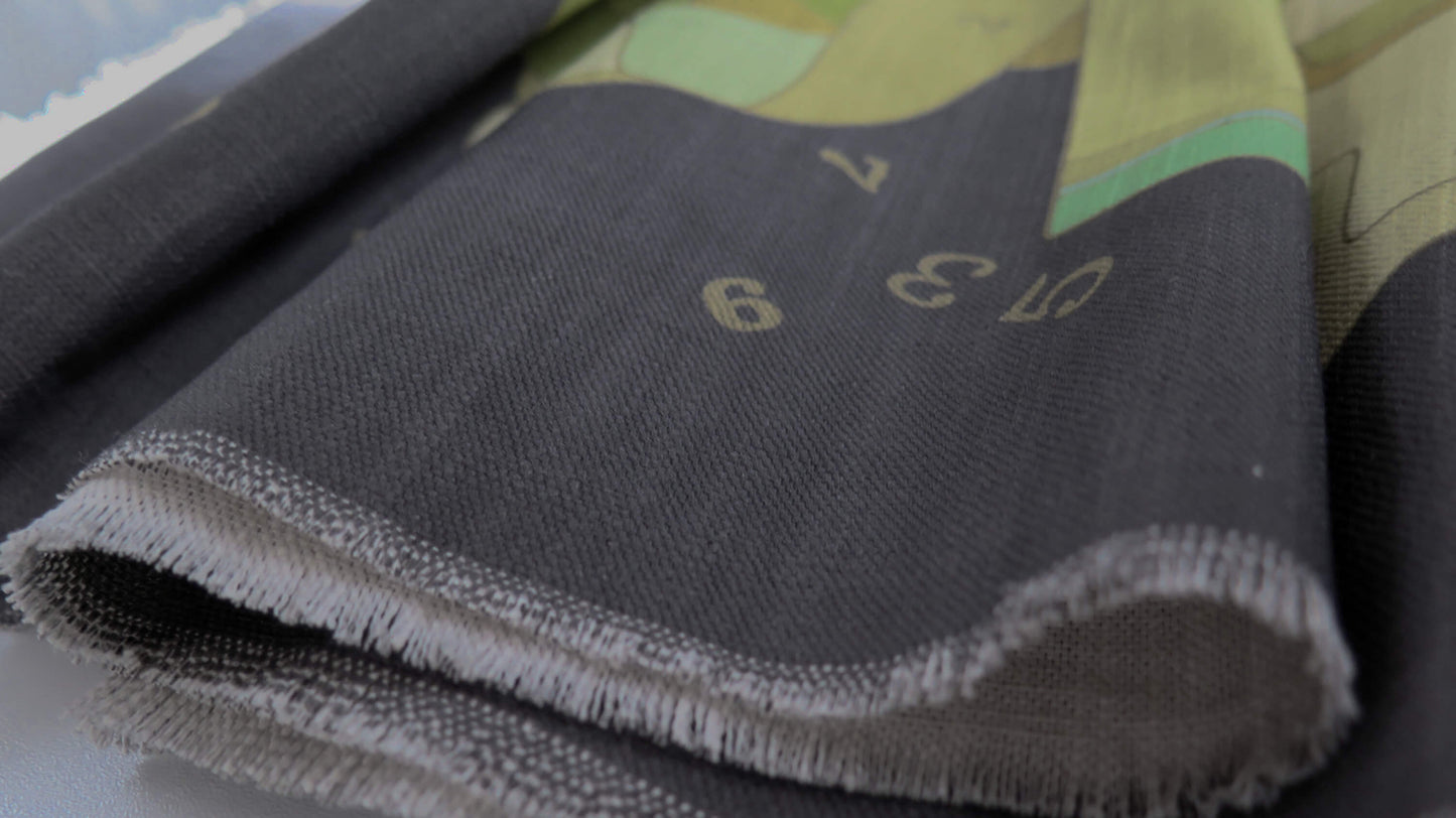 The Gold Code 6 | Atlas Collection | Large Linen Wall Hanging