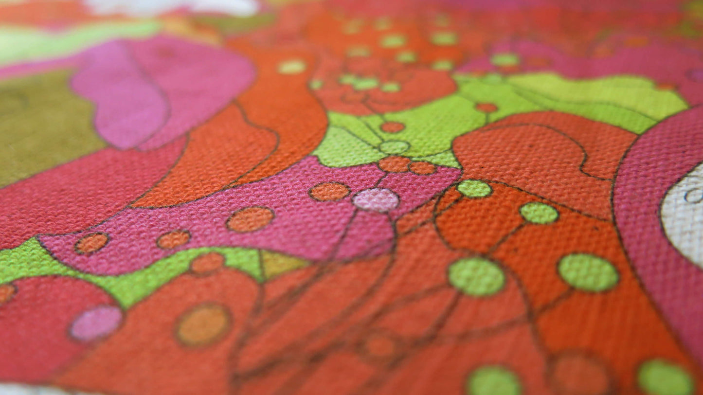 Under the Snow Moon 2 | Atlas Collection | Linen Wall Hanging | Throw