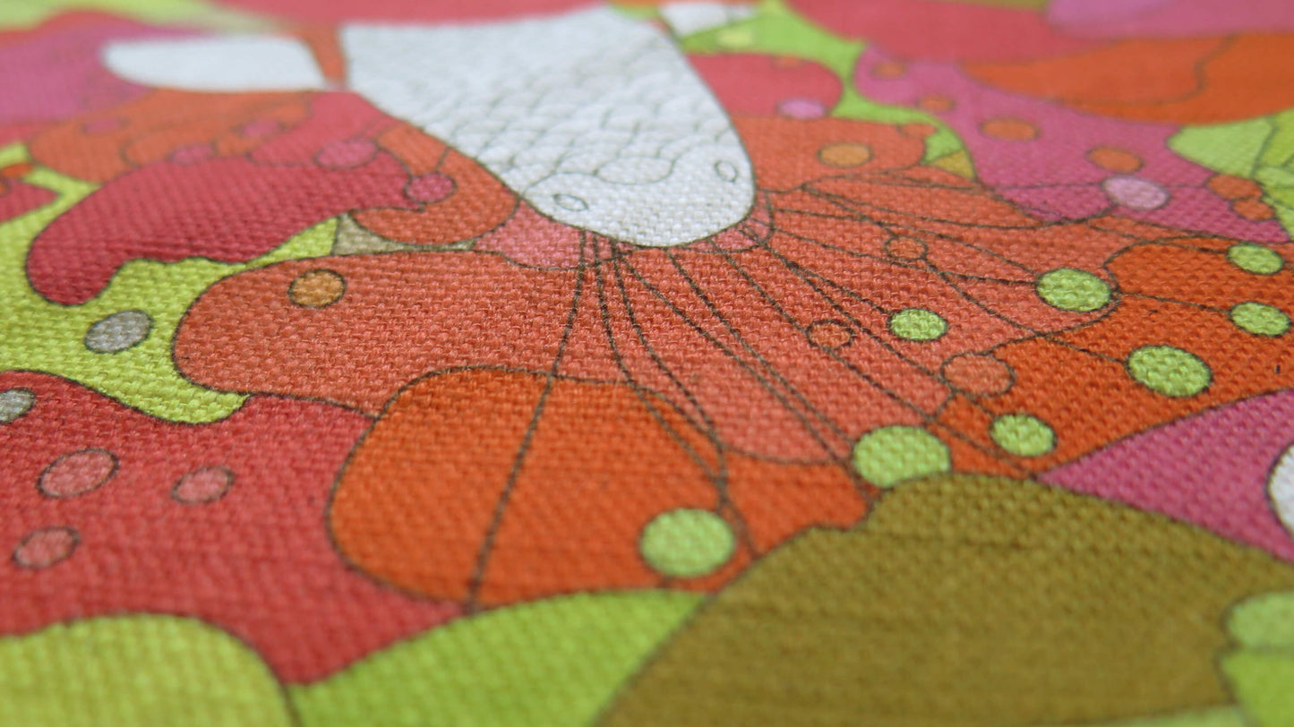 Under the Snow Moon 2 | Atlas Collection | Linen Wall Hanging | Throw