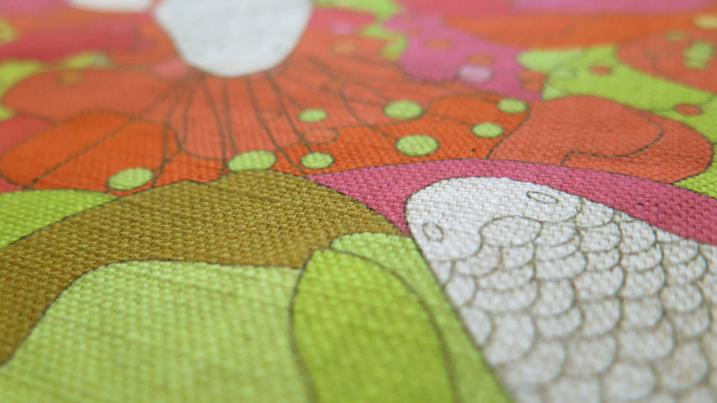 Under the Snow Moon 2 | Atlas Collection | Linen Wall Hanging | Throw